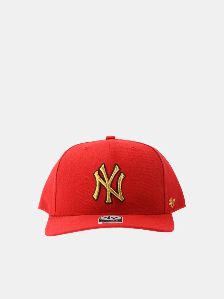 47 Brand NY Yankees Cold Zone Metallic '47 MVP DV - Red