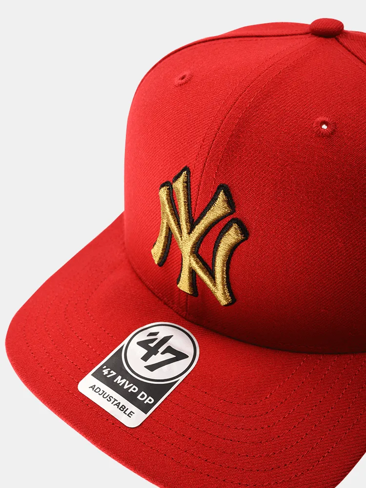 47 Brand NY Yankees Cold Zone Metallic '47 MVP DV - Red