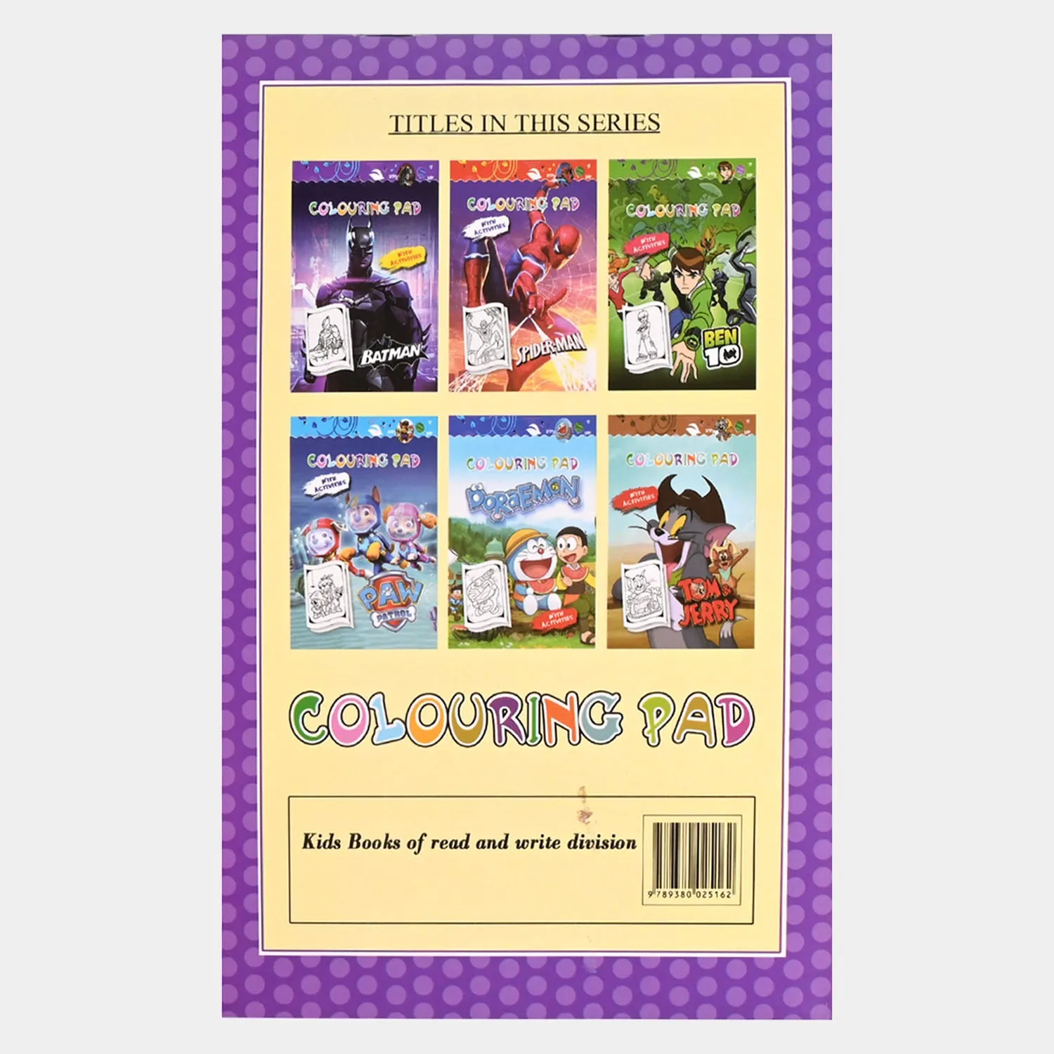 Activity Pack Character Book