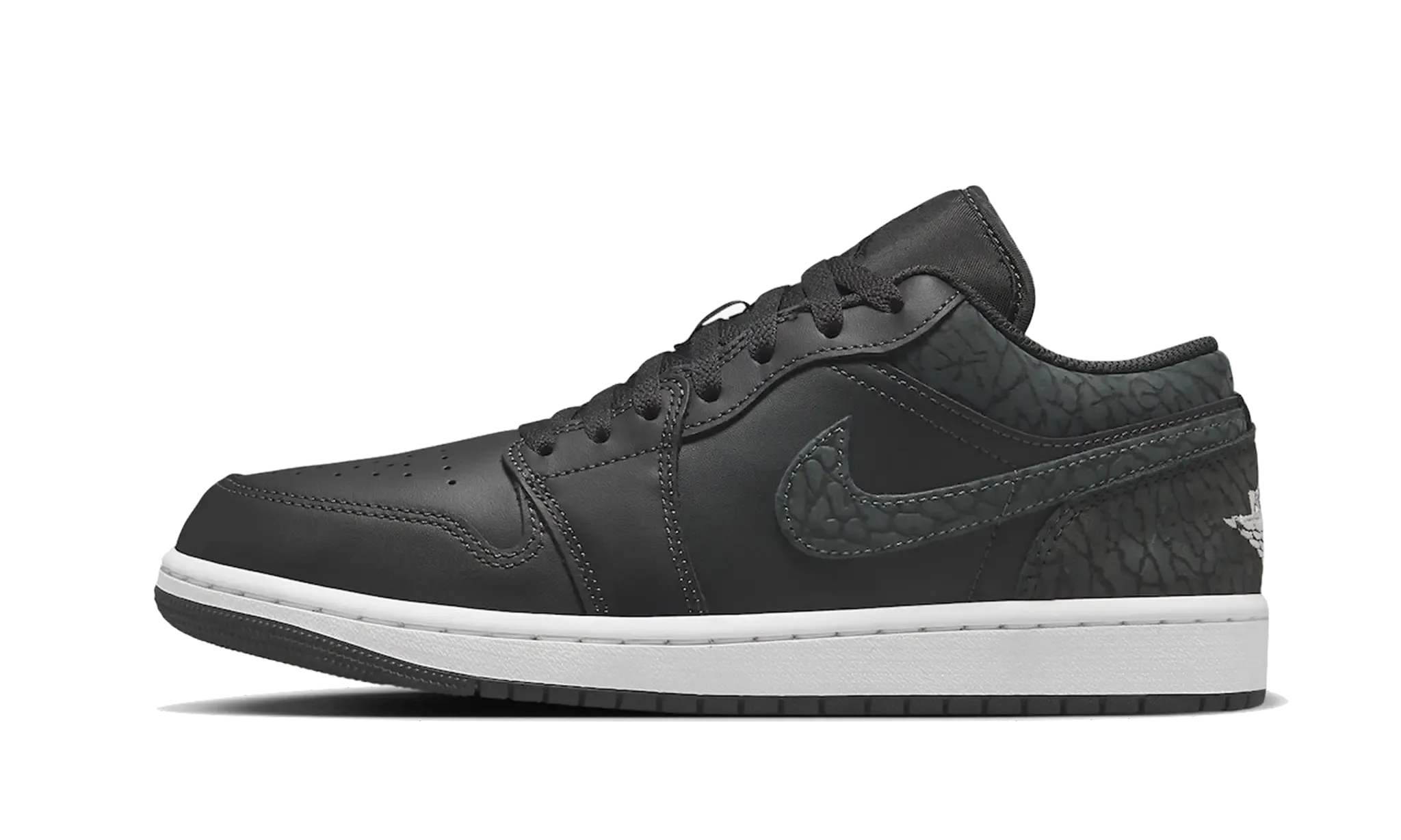 Air Jordan 1 Low Black Elephant