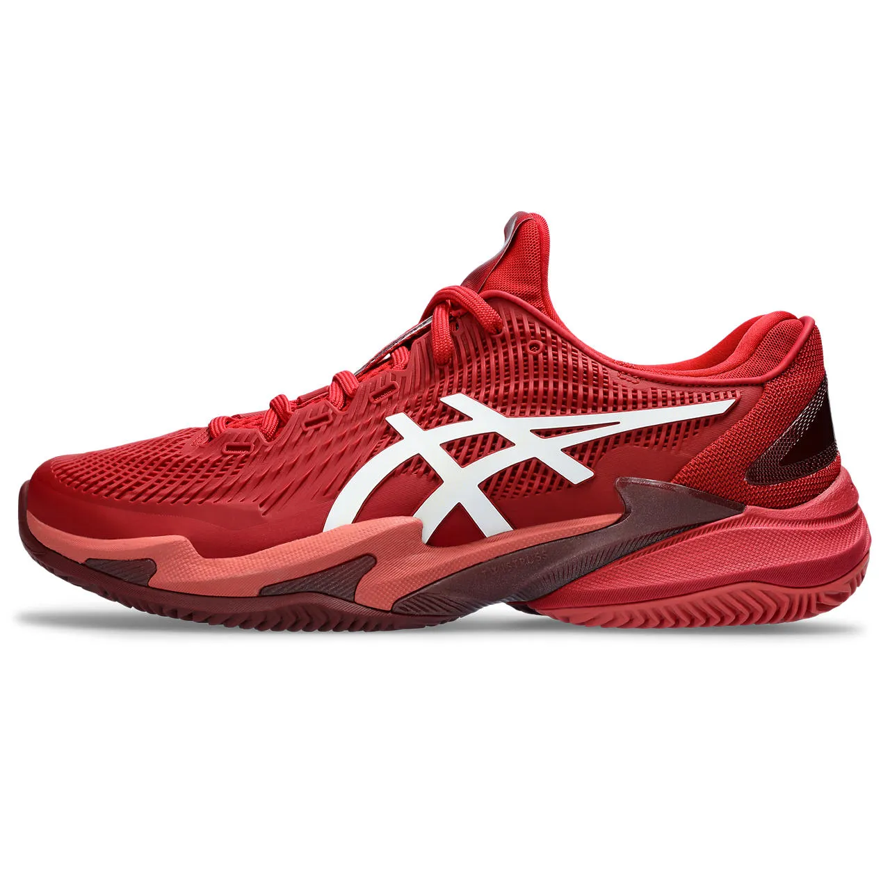 Asics Tennisschoen Court FF 3 Novak Clay Heren Rood