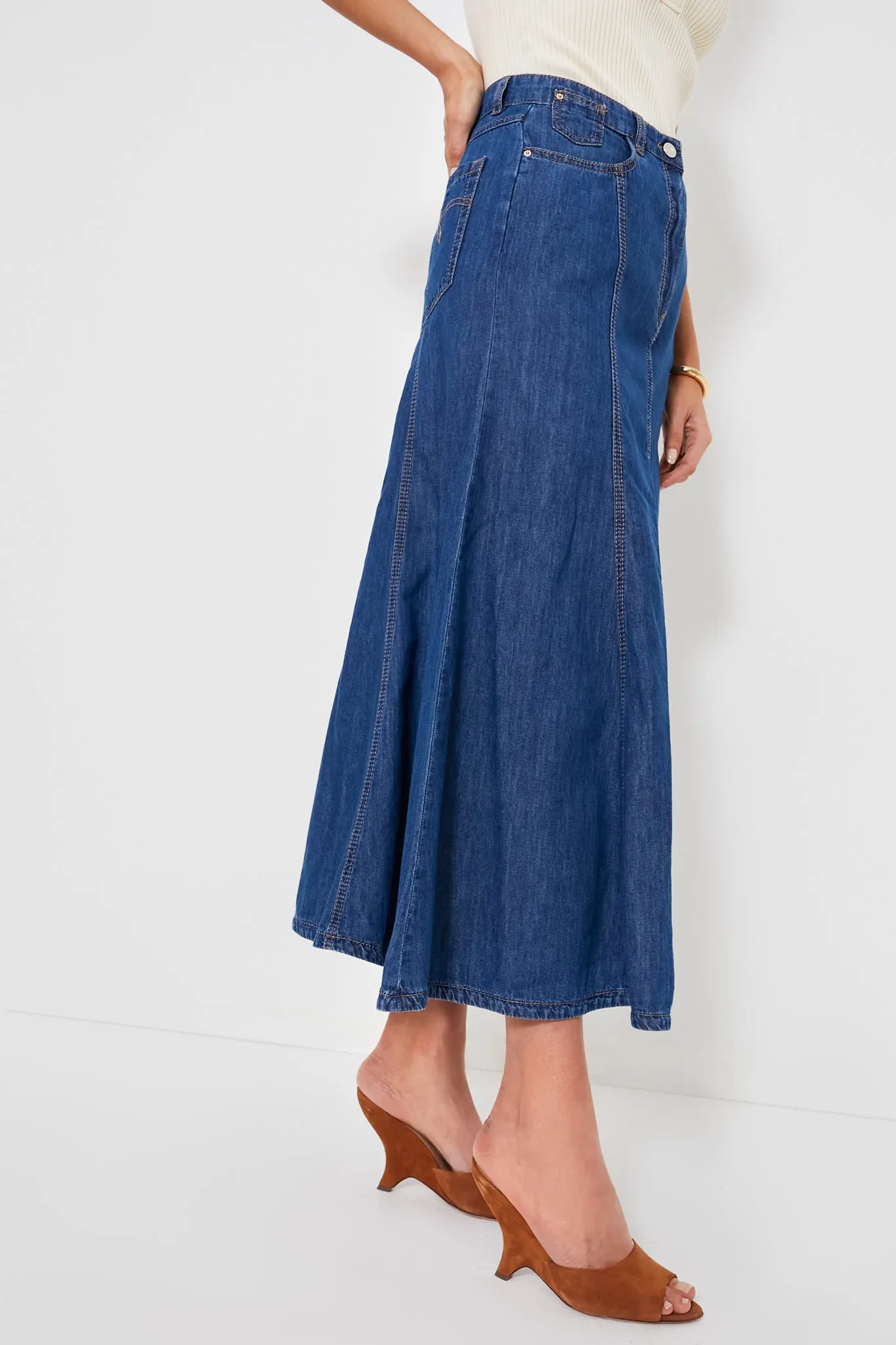 Blue Jean Edera Skirt