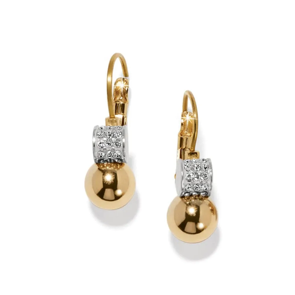 Brighton Meridian Petite Leverback Earrings - Gold