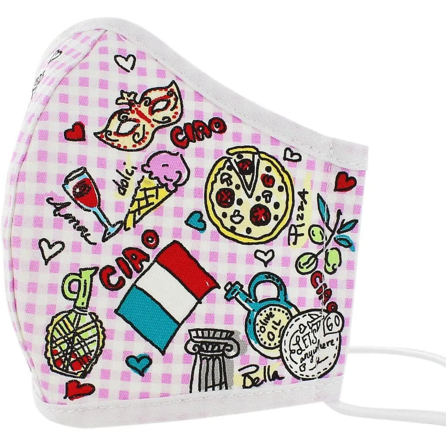 Ciao Bella Heart Face Mask (2 pack)