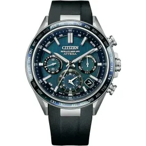 CITIZEN ATTESA BLUE SAPPHIRE BEZEL RADIO SOLAR GPS MEN WATCH CC4050-18L