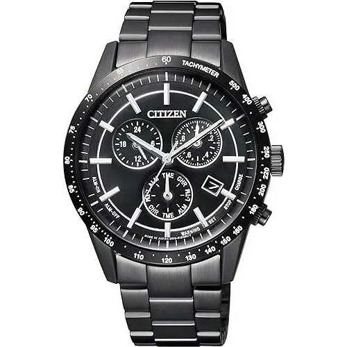 CITIZEN COLLECTION ECO-DRIVE METAL FACE ALL BLACK MODEL MEN WATCH BL5495-56E