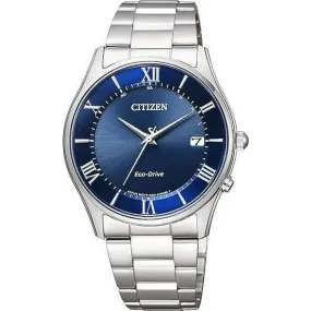 CITIZEN COLLECTION ECO DRIVE RADIO CONTROL SIMPLE ADJUST MEN WATCH AS1060-54L