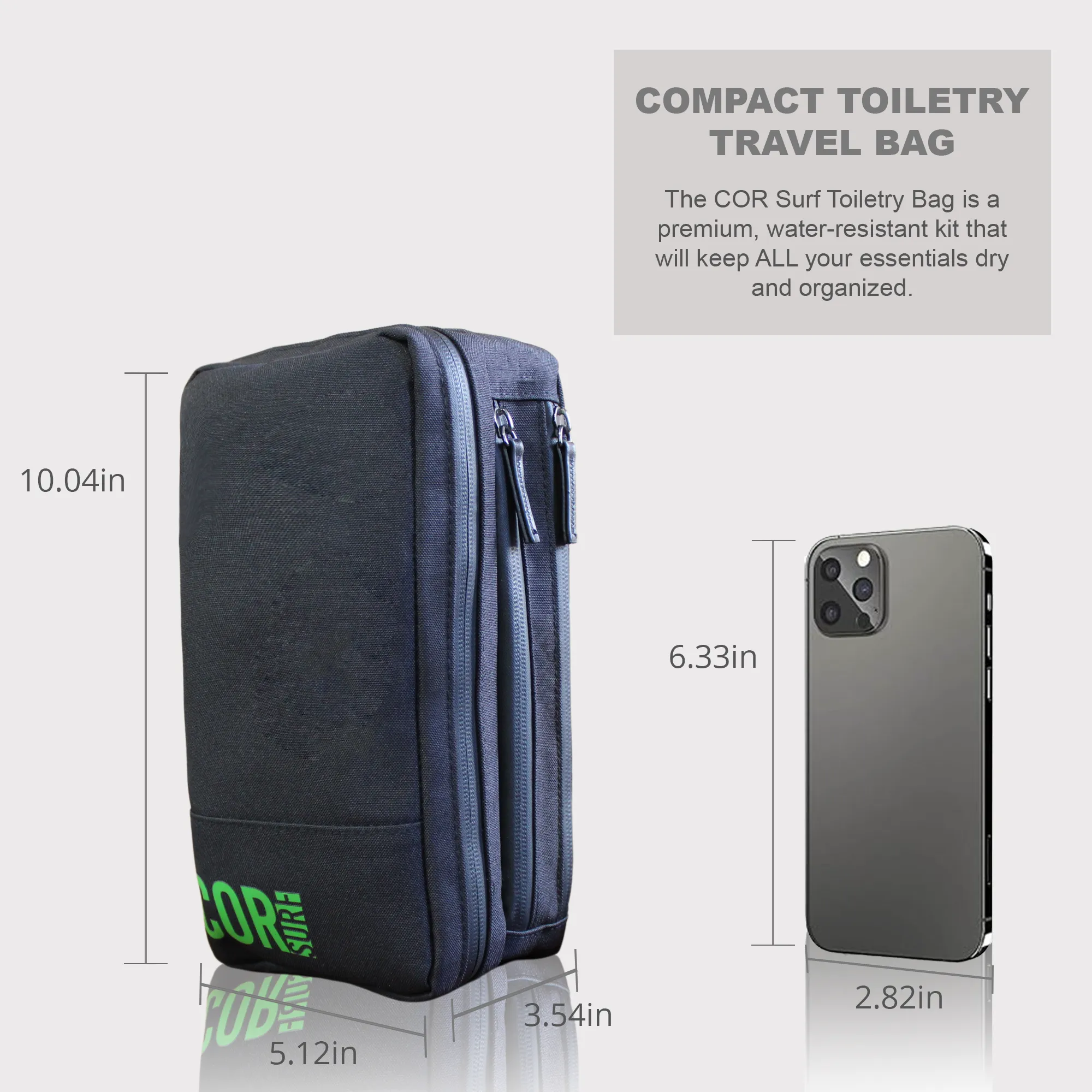 Compact Toiletry Travel Bag