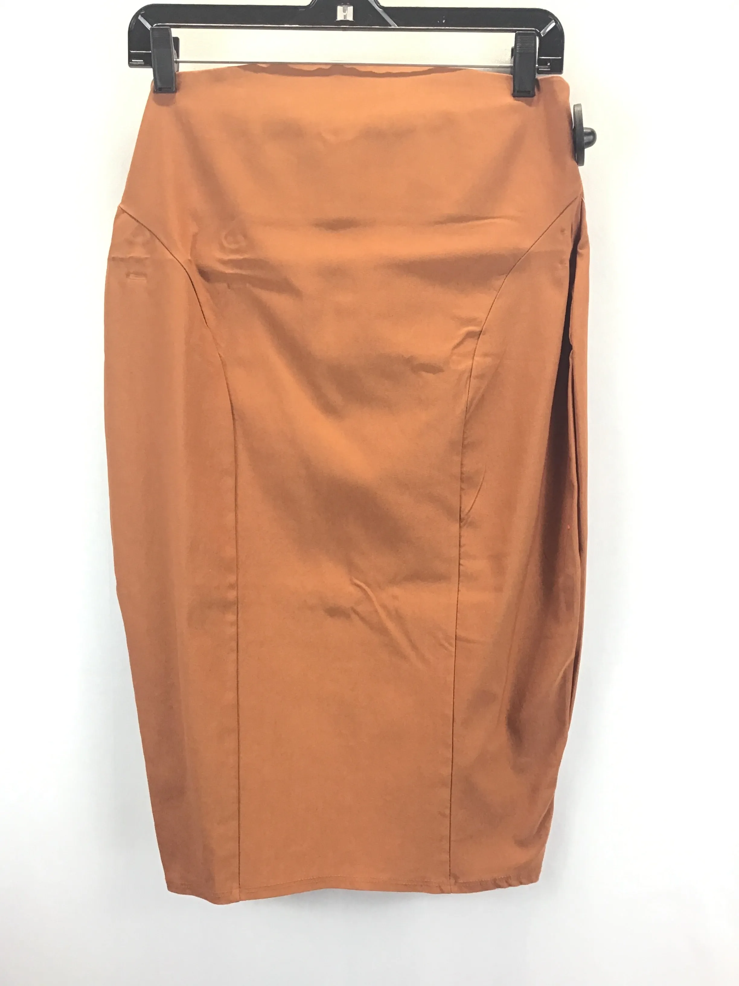 Copper Skirt Midi Fashion Nova, Size Xl