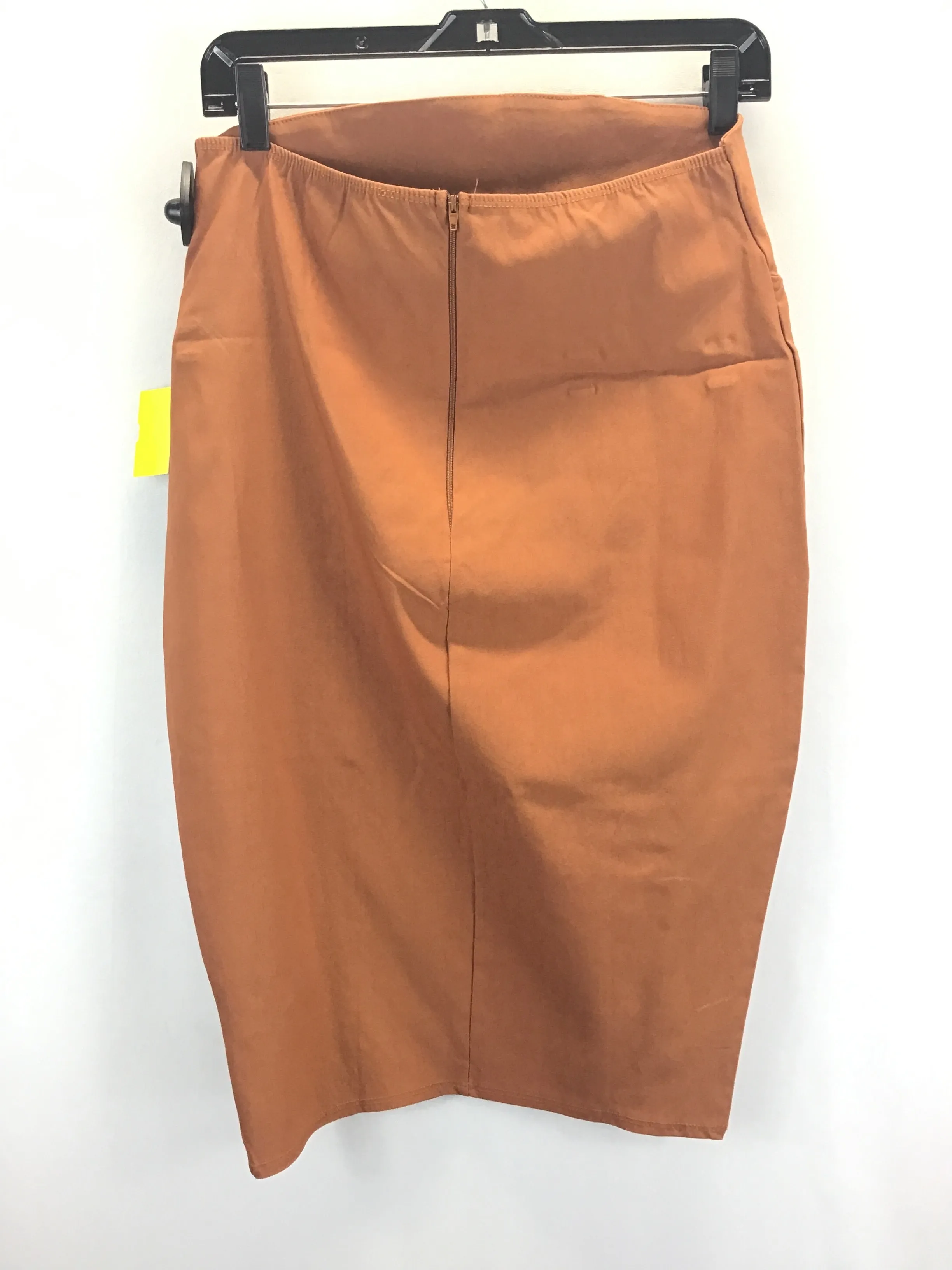 Copper Skirt Midi Fashion Nova, Size Xl