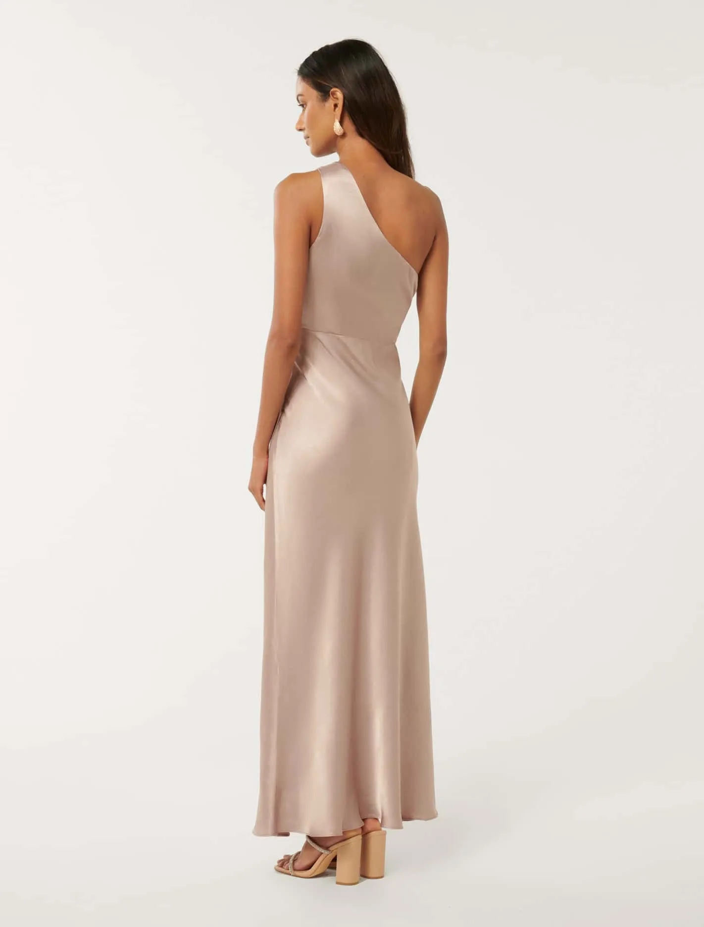 Emily Petite One Shoulder Maxi Dress