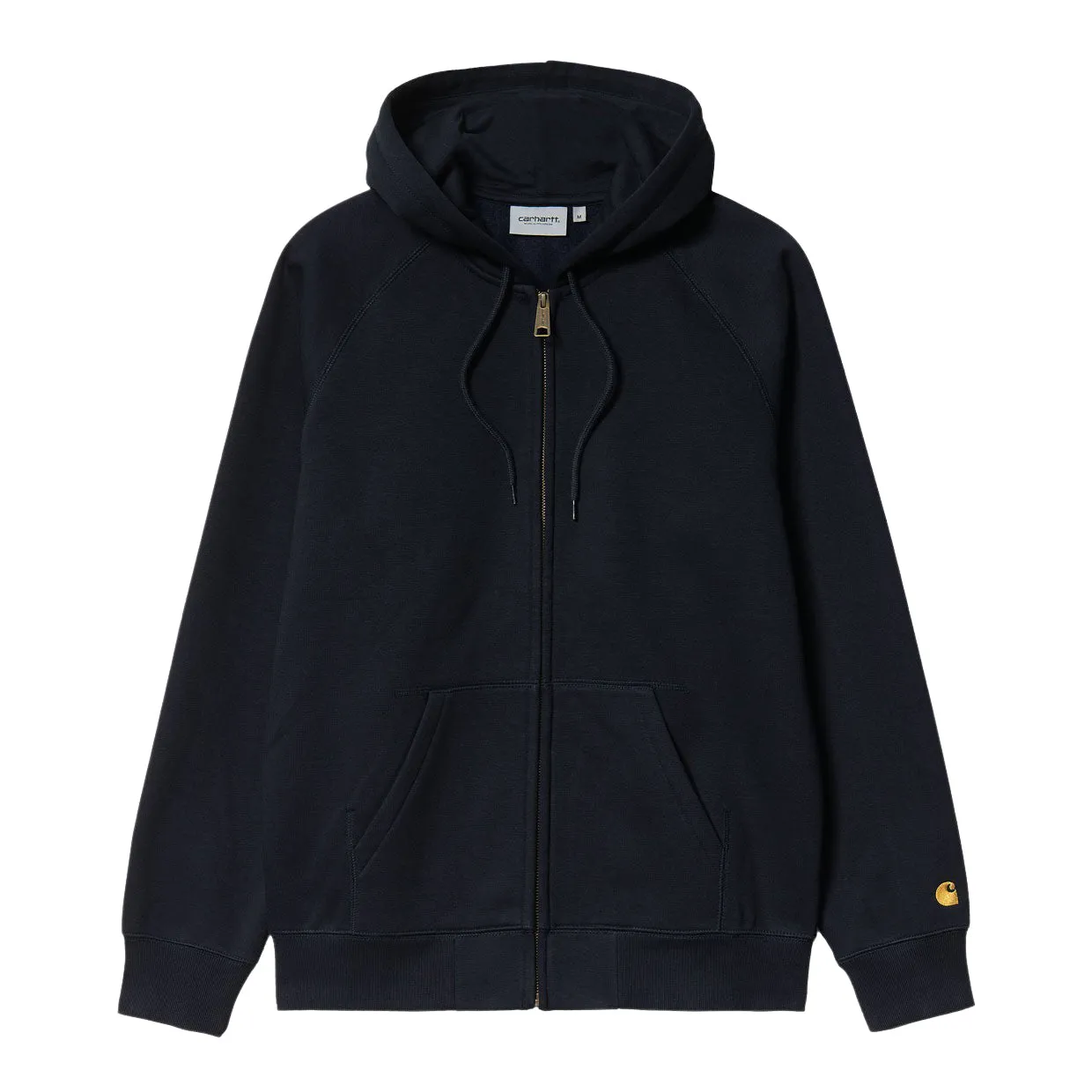 Felpa Carhartt WIP Hooded Chase Full Zip Blu Navy