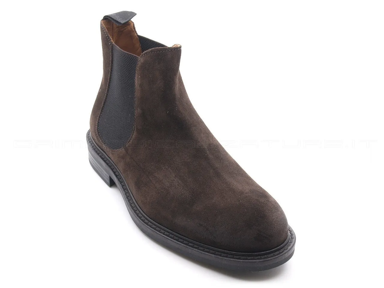 Frau Uomo Stivaletto Chelsea Boot Pelle Scamosciata