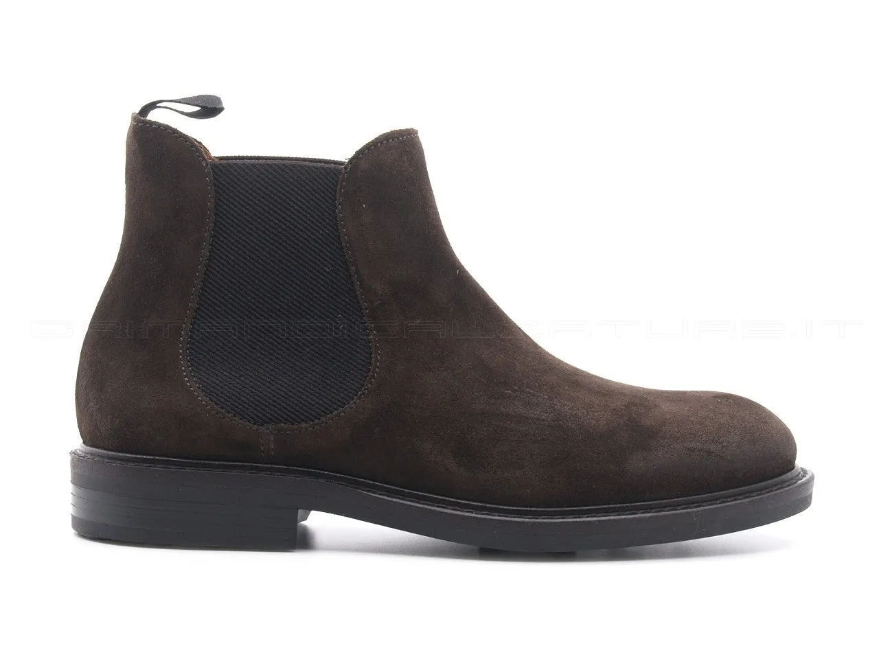 Frau Uomo Stivaletto Chelsea Boot Pelle Scamosciata