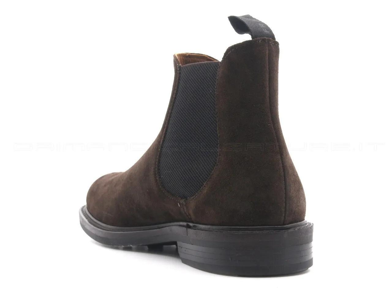 Frau Uomo Stivaletto Chelsea Boot Pelle Scamosciata