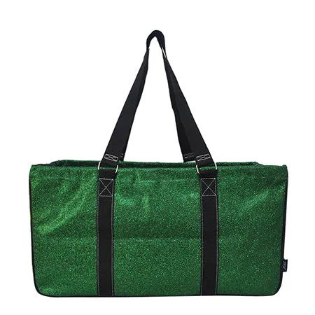 Green Glitter NGIL Utility Bag