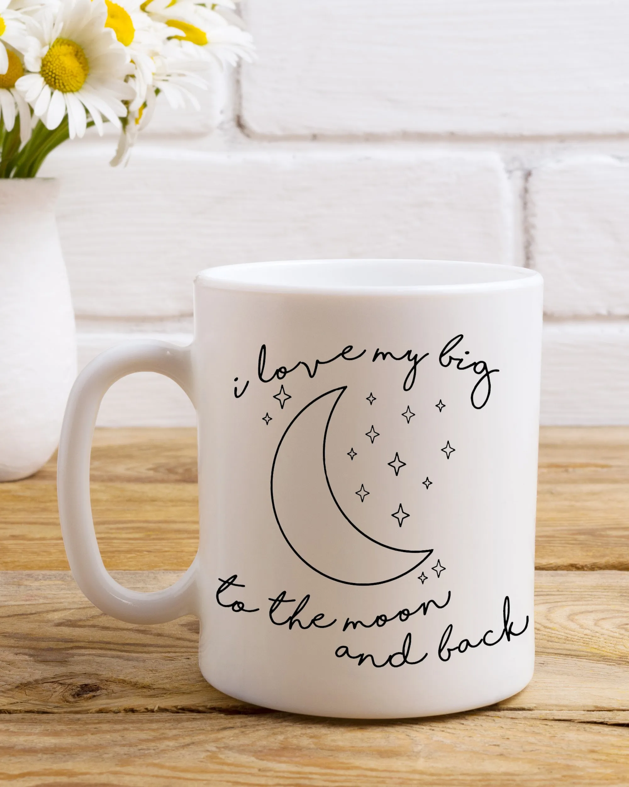 I Love My Big To The Moon & Back Sorority Coffee Mug