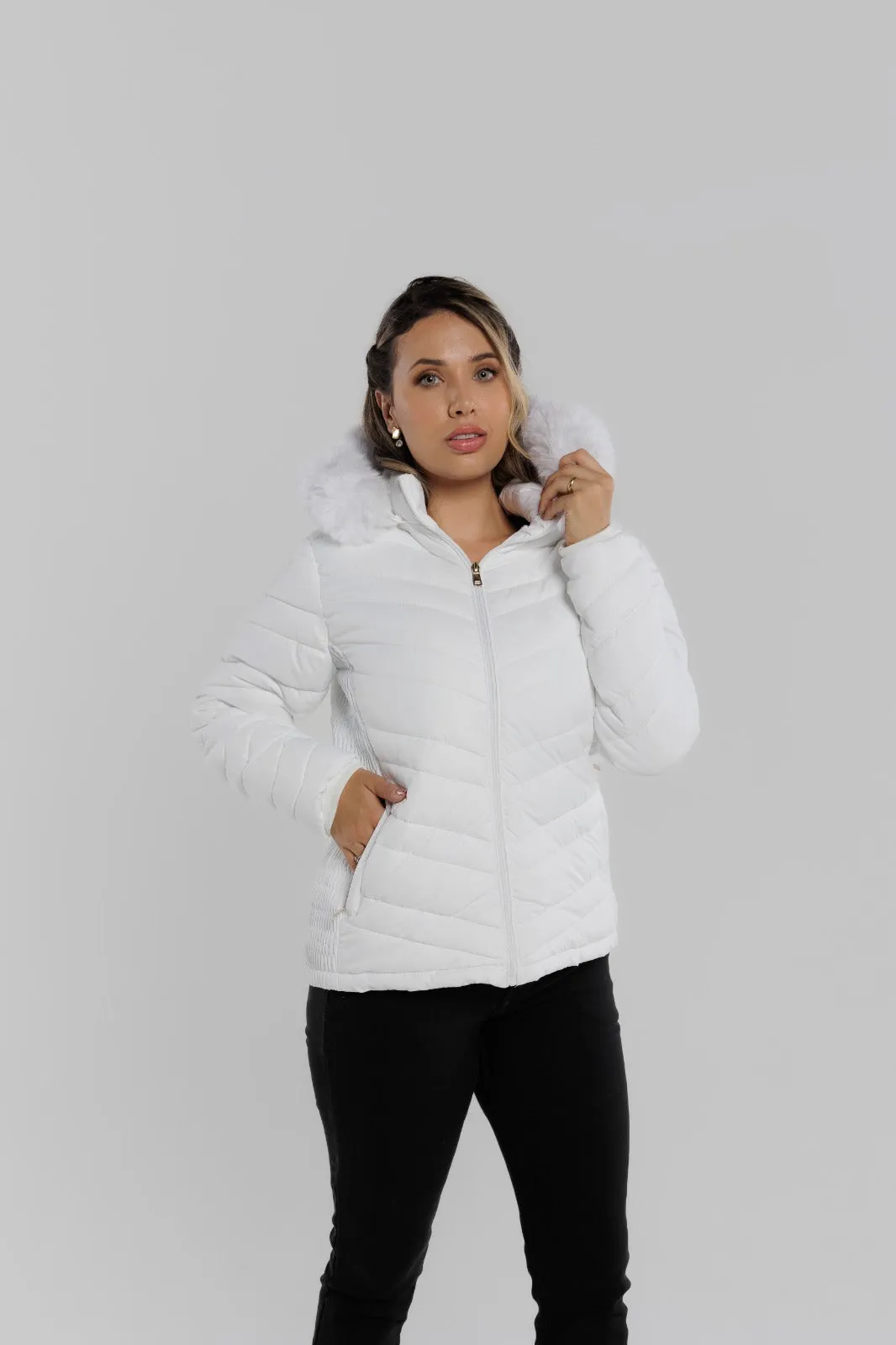 Jaqueta Puffer Pelinho Interno 2415