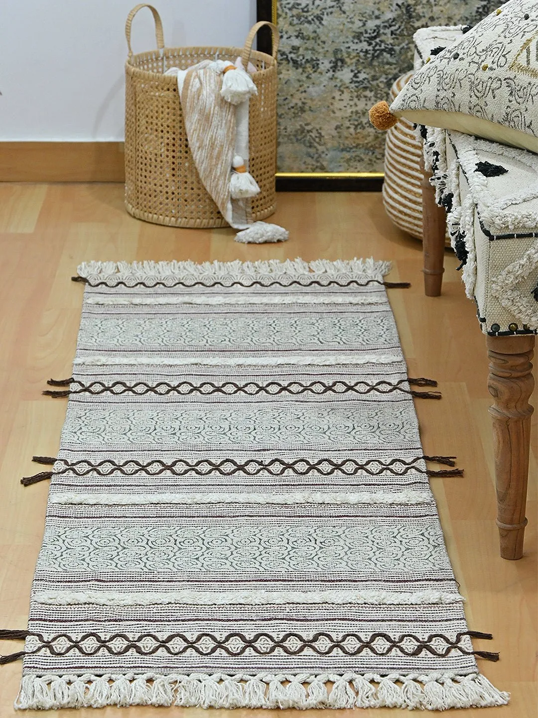 JEFFREY - BLOCK PRINTED FLOOR RUNNER