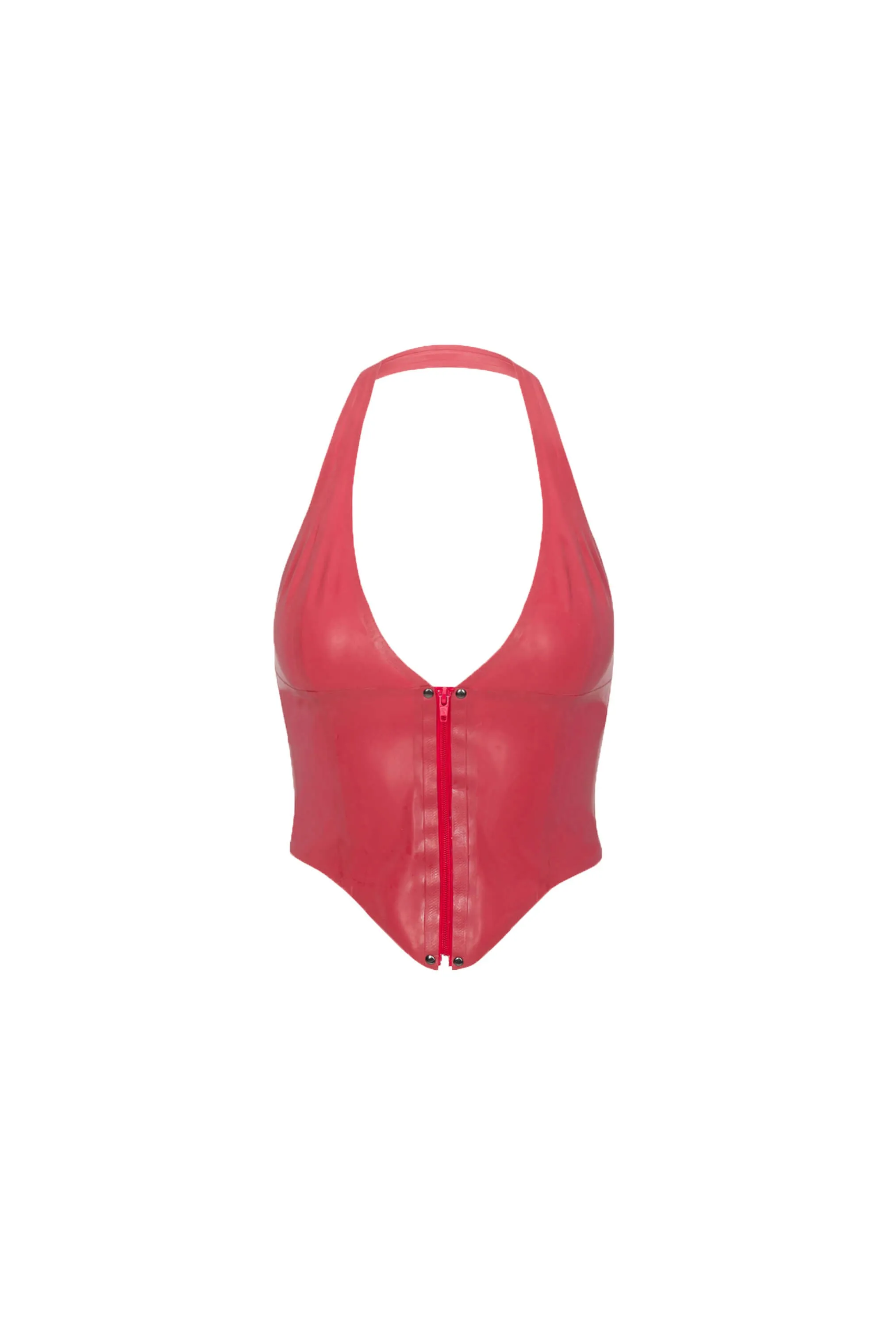 MARA CORSET - STRAWBERRY LATEX