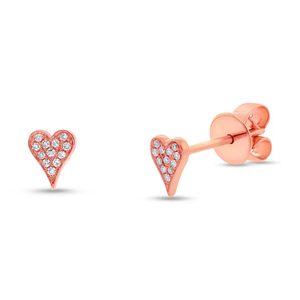 Mini Heart Studs