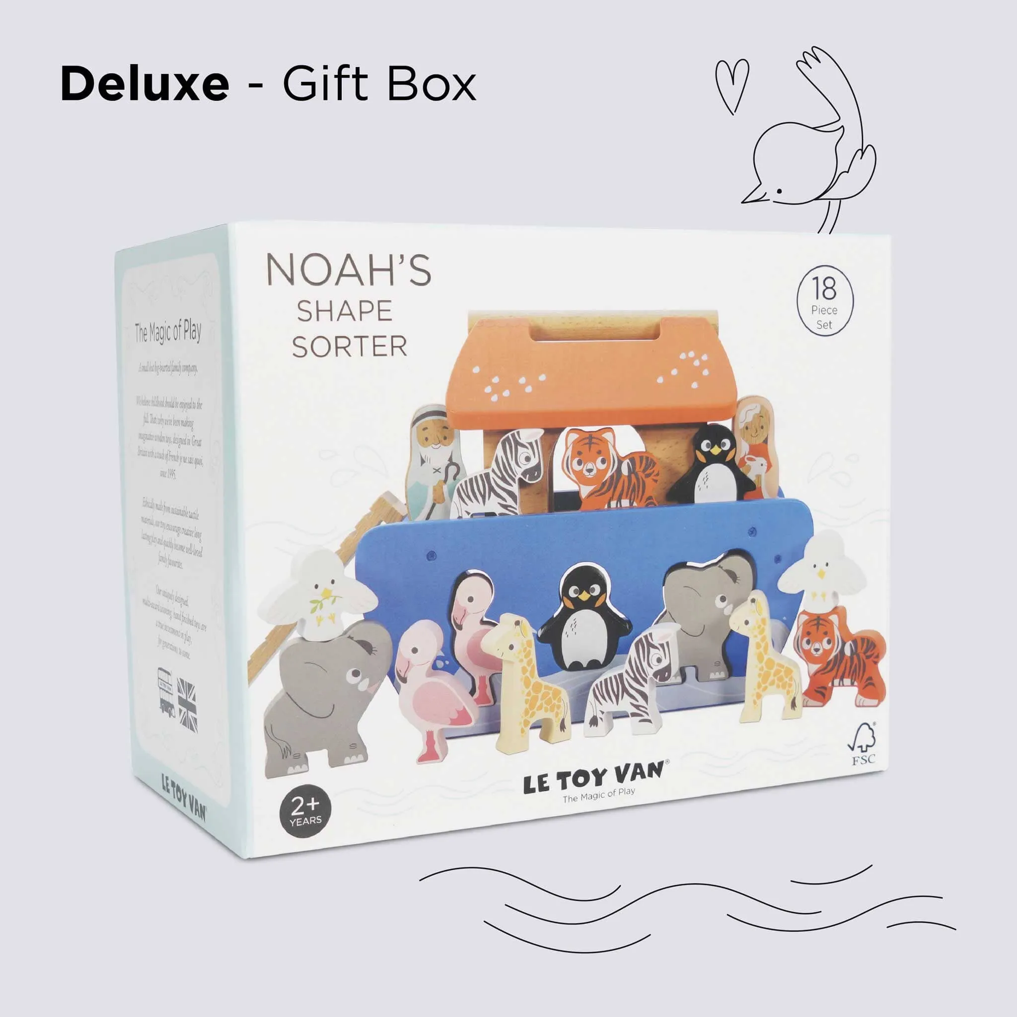 Noah's Ark & Animals Shape Sorter