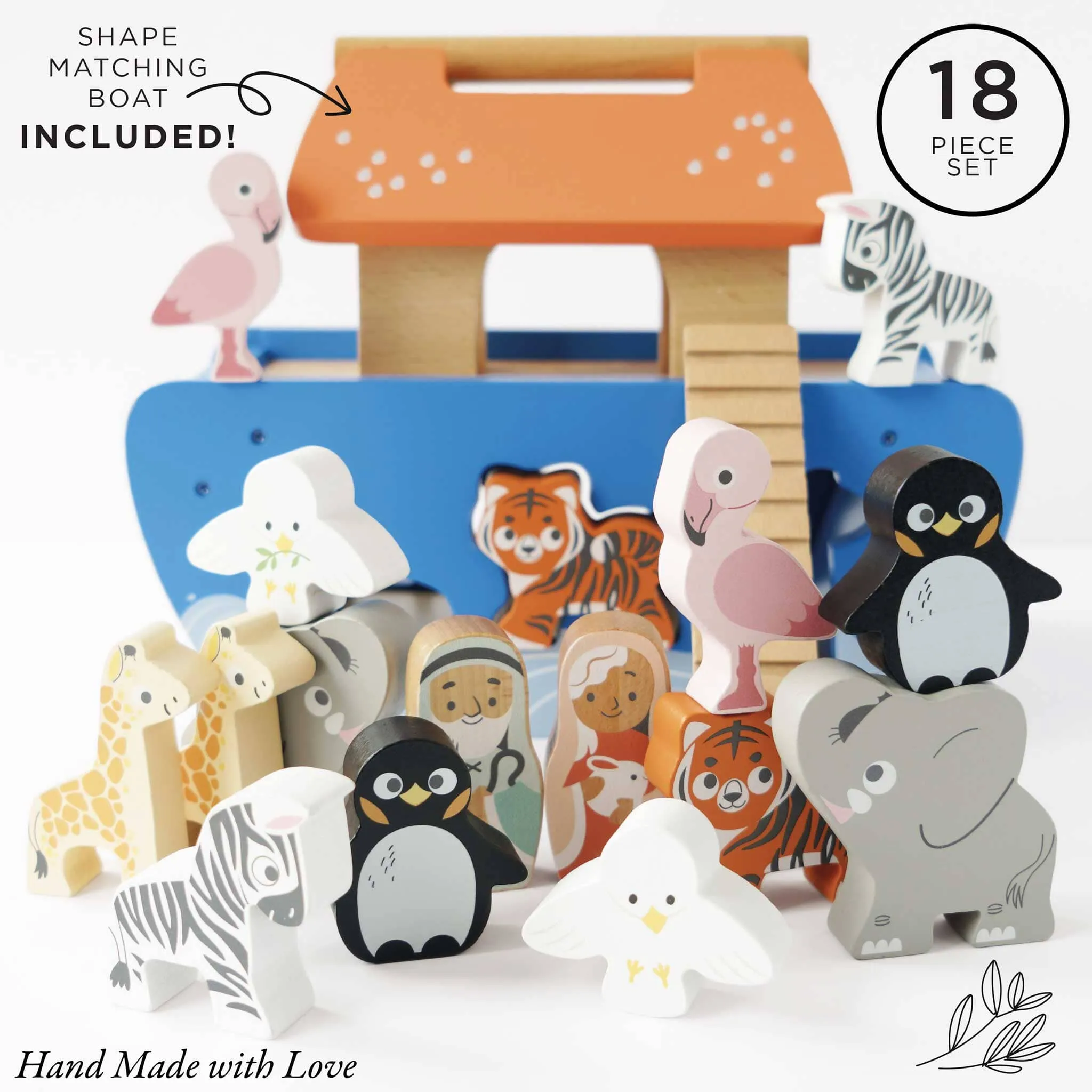 Noah's Ark & Animals Shape Sorter