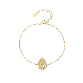 Pave Aish Bracelet