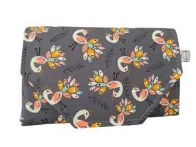 Peacock Nappy change mat clutch STANDARD