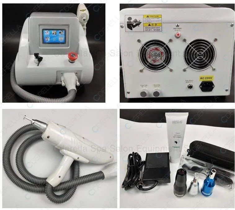 Q Switched Nd Yag Laser Machine For Tattoo Removal Wrinkle Remover Beauty Spa Salon Use