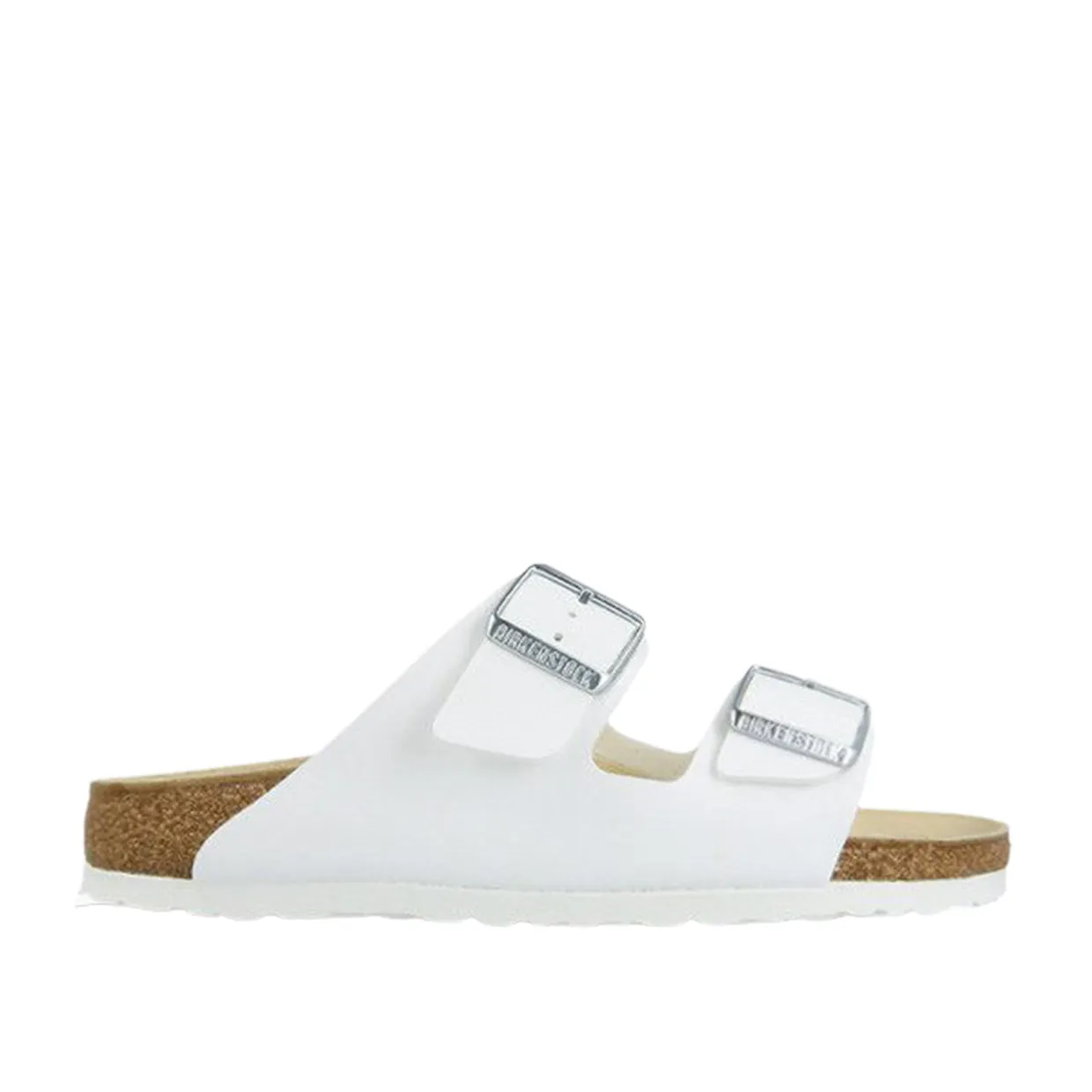 Sandali Birkenstock Arizona Birko-Flor Bianco