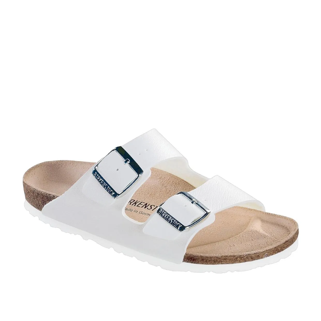 Sandali Birkenstock Arizona Birko-Flor Bianco