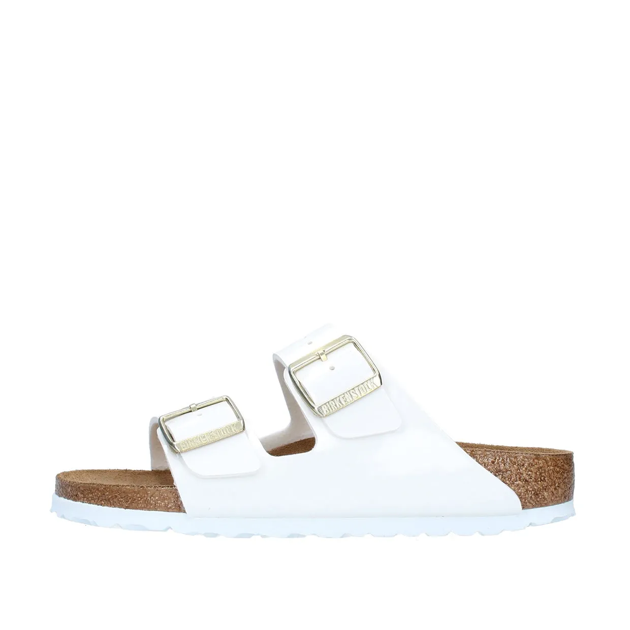 Sandali Birkenstock Arizona Birko-Flor Bianco