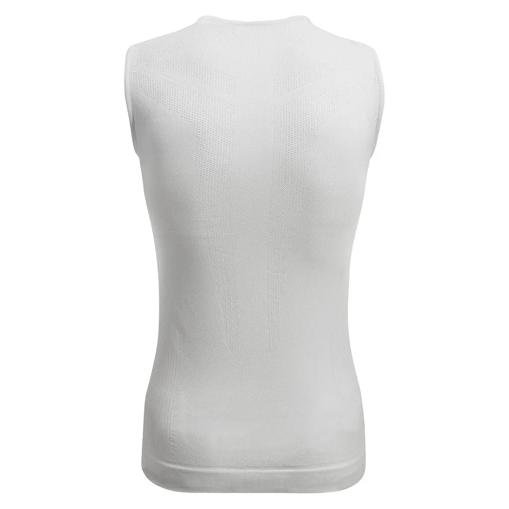 Santini Rete Sleeveless Baselayer - White