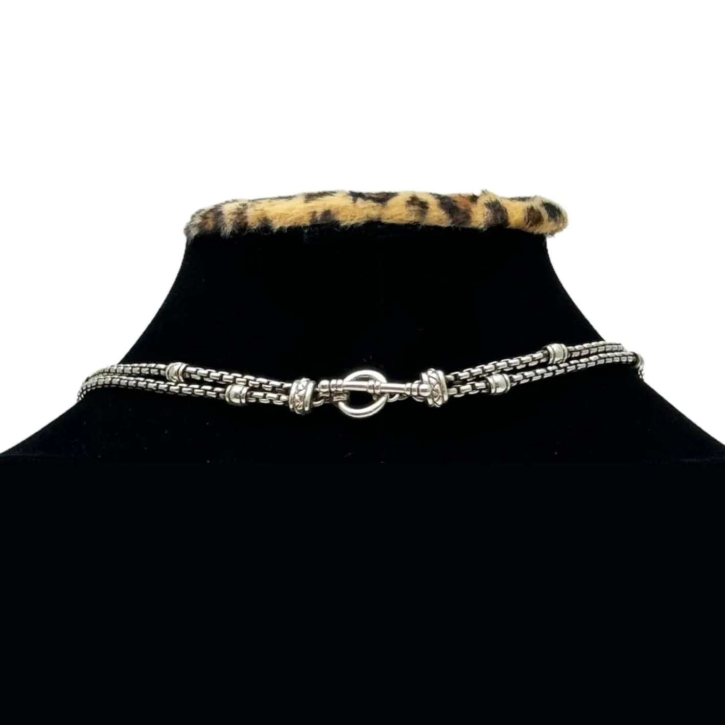 SCOTT KAY Sterling Silver Diamond & Freshwater Pearl Drop Necklace