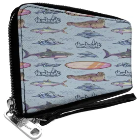 Sea Life Zip Around Wallet