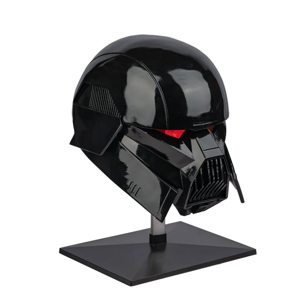 Xcoser Star Wars Black Soldier Mandalorian Series Helmet Halloween Mask Costume Collectible Props Accessories