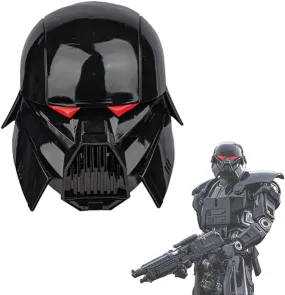 Xcoser Star Wars Black Soldier Mandalorian Series Helmet Halloween Mask Costume Collectible Props Accessories